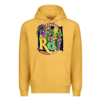 Mustard mardi gras Premium Hoodie - CowGirlArtShop
