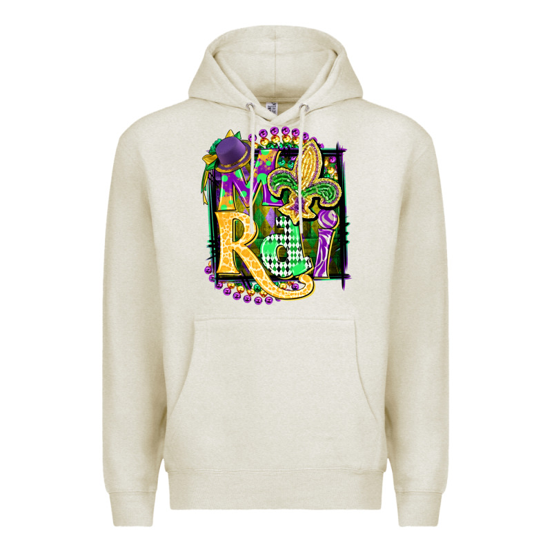 Mardi Gras Premium Hoodie by CowGirlArtShop | Teevron