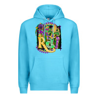 Ocean Blue mardi gras Premium Hoodie - CowGirlArtShop