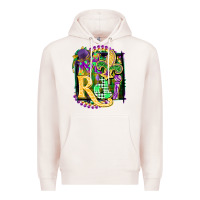 Pale Pink mardi gras Premium Hoodie - CowGirlArtShop