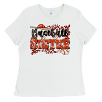 White baseball sister Ladies Tee - JahusDesignShop