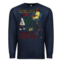 Navy rosa sat so ruby could walk so kamala could run juneteenth Premium Sweatshirt - CowGirlArtShop