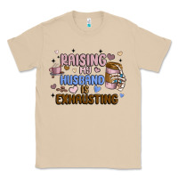 Mushroom raising my husband is exhausting Classic Tee - MaliasSmallBusiness