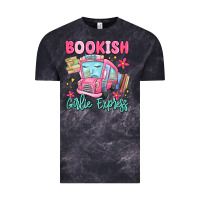 Cloud Black bookish girlie express Vintage Tee - MaliasSmallBusiness