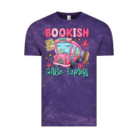 Cloud Purple bookish girlie express Vintage Tee - MaliasSmallBusiness