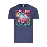 Vintage Denim bookish girlie express Vintage Tee - MaliasSmallBusiness