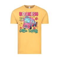 Vintage Mustard bookish girlie express Vintage Tee - MaliasSmallBusiness
