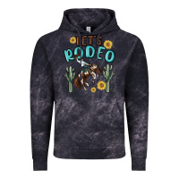 Cloud Black let's rodeo Vintage Hoodie - MaliasSmallBusiness