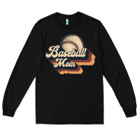 Black baseball mom Long Sleeve Tee - JahusDesignShop