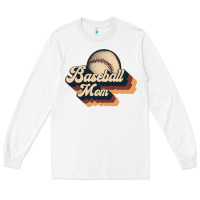 White baseball mom Long Sleeve Tee - JahusDesignShop