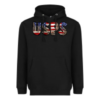 Black usps 4th of july Heavyweight Hoodie - CowGirlArtShop