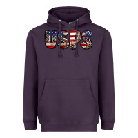 Plum usps 4th of july Heavyweight Hoodie - CowGirlArtShop