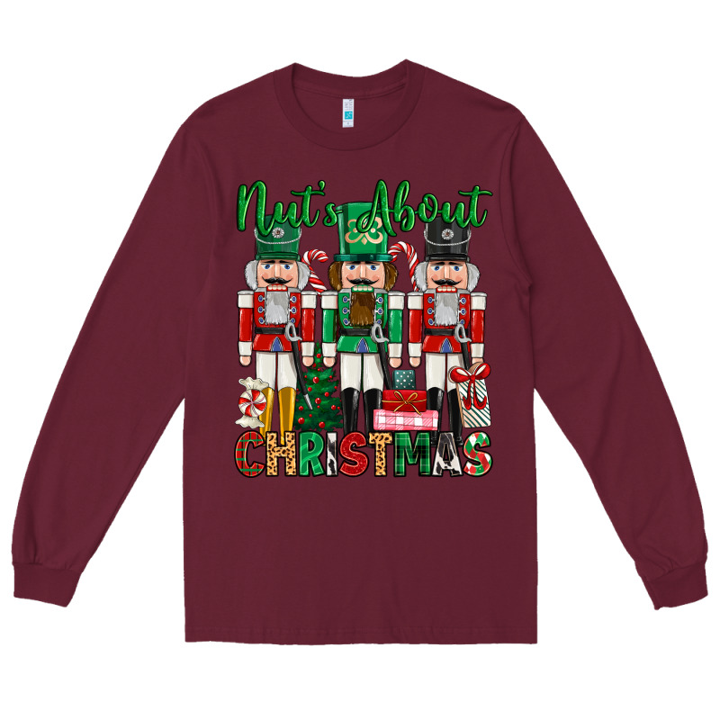 Nuts About Christmas Long Sleeve Tee by MaliasSmallBusiness | Teevron