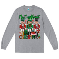 Heather Grey nuts about christmas Long Sleeve Tee - MaliasSmallBusiness