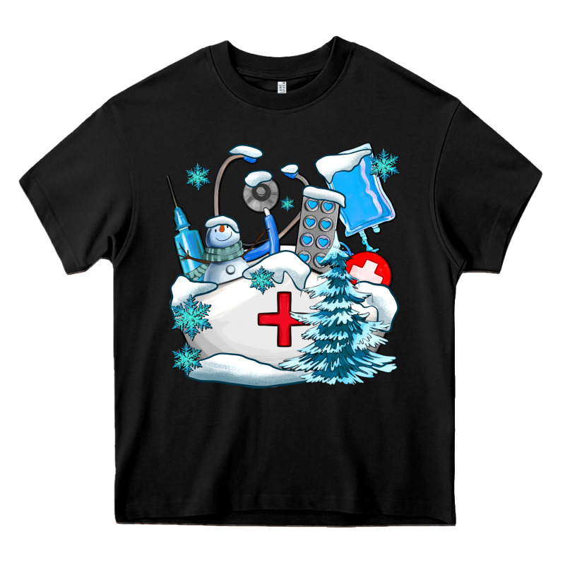 Winter Nurse Life Heavy Core Tee by AdoDesignShop | Teevron