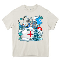 Cream Winter Nurse life Heavy Core Tee - AdoDesignShop