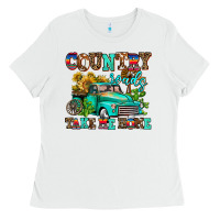 White country roads take me home Ladies Tee - AdoDesignShop