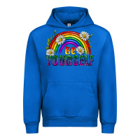 Cobalt Be Yourself Pride Lgbtq Urban Hoodie - BundleAndBundleShop