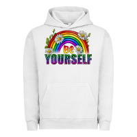 Pigment Lunar Rock Be Yourself Pride Lgbtq Urban Hoodie - BundleAndBundleShop
