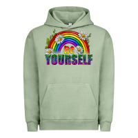 Pigment Oil Green Be Yourself Pride Lgbtq Urban Hoodie - BundleAndBundleShop