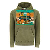 Vintage Olive pumpkin farm truck tumbler Vintage Hoodie - Jasminsmagicworld