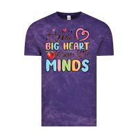 It Takes A Big Heart For Shape Little Minds Vintage Tee | Teevron
