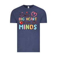Vintage Denim it takes a big heart for shape little minds Vintage Tee - MaliasSmallBusiness