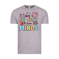 Vintage Zinc it takes a big heart for shape little minds Vintage Tee - MaliasSmallBusiness