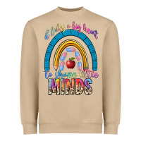 Mushroom it takes a big heart to shape little Heavyweight Sweatshirt - NancyCooperArtShop