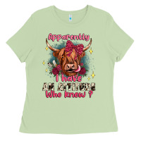 Matcha apparently i have an attitude who knew Ladies Tee - JahusDesignShop