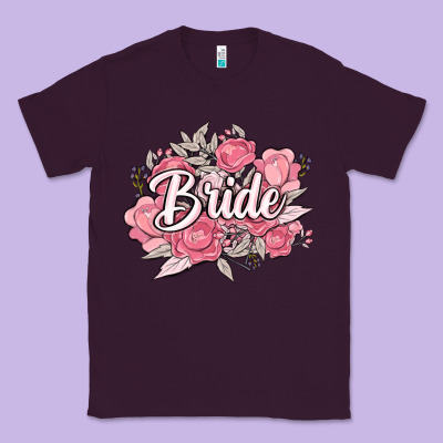 Bride Classic Tee Designed By Maliassmallbusiness