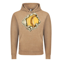 Vintage Coffee softball Vintage Hoodie - MaliasSmallBusiness