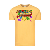 Vintage Mustard different is beautiful Vintage Tee - JahusDesignShop
