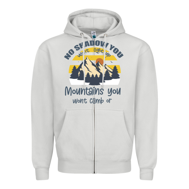 Christian No Shadow You Wont Light Up No Mountain Zipper Hoodie by Bettercallsaul | Teevron