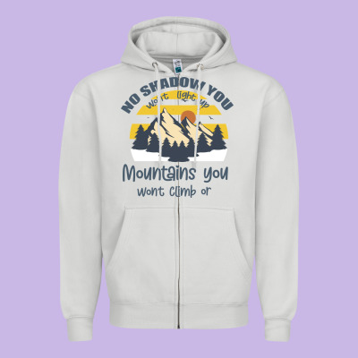 Christian No Shadow You Wont Light Up No Mountain Zipper Hoodie Designed By Bettercallsaul