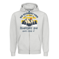 Dove Grey Christian No Shadow You Wont Light Up No Mountain Zipper Hoodie - Bettercallsaul