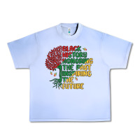 Grape Ice black history honoring the past inspiring the futu Urban Heavy Tee - MaliasSmallBusiness