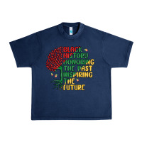 Navy black history honoring the past inspiring the futu Urban Heavy Tee - MaliasSmallBusiness