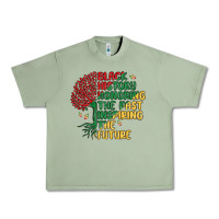 Oil Green black history honoring the past inspiring the futu Urban Heavy Tee - MaliasSmallBusiness