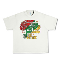Pistachio black history honoring the past inspiring the futu Urban Heavy Tee - MaliasSmallBusiness