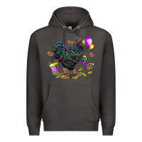 Mardi Gras Chicken Premium Hoodie | Teevron