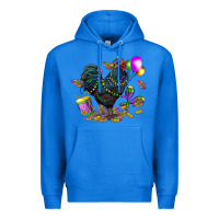 True Royal mardi gras chicken Premium Hoodie - CowGirlArtShop