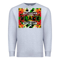 Heather Grey no sugar no cream black tumbler Premium Sweatshirt - CowGirlArtShop