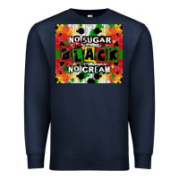 Navy no sugar no cream black tumbler Premium Sweatshirt - CowGirlArtShop