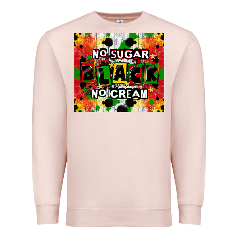 No Sugar No Cream Black Tumbler Premium Sweatshirt by CowGirlArtShop | Teevron