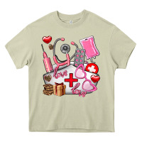 Mossy nurse  valentines day love Heavy Core Tee - AdoDesignShop