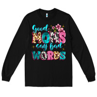 Black good moms say bad words Long Sleeve Tee - MaliasSmallBusiness