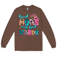 Chestnut good moms say bad words Long Sleeve Tee - MaliasSmallBusiness