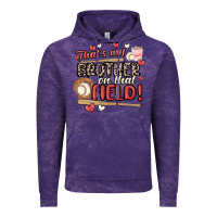 Cloud Purple that's my brother on that field  baseball Vintage Hoodie - MaliasSmallBusiness