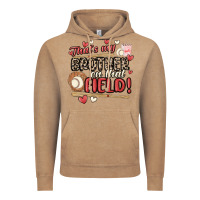 Vintage Coffee that's my brother on that field  baseball Vintage Hoodie - MaliasSmallBusiness